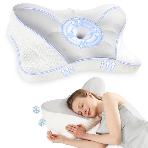 Almohada Cervical Ergonómica de Memory Foam